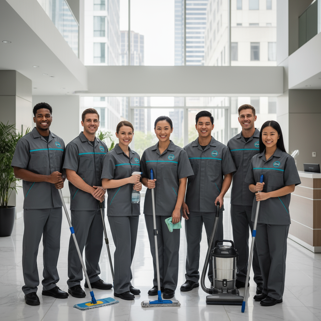 Equipo de limpieza profesional